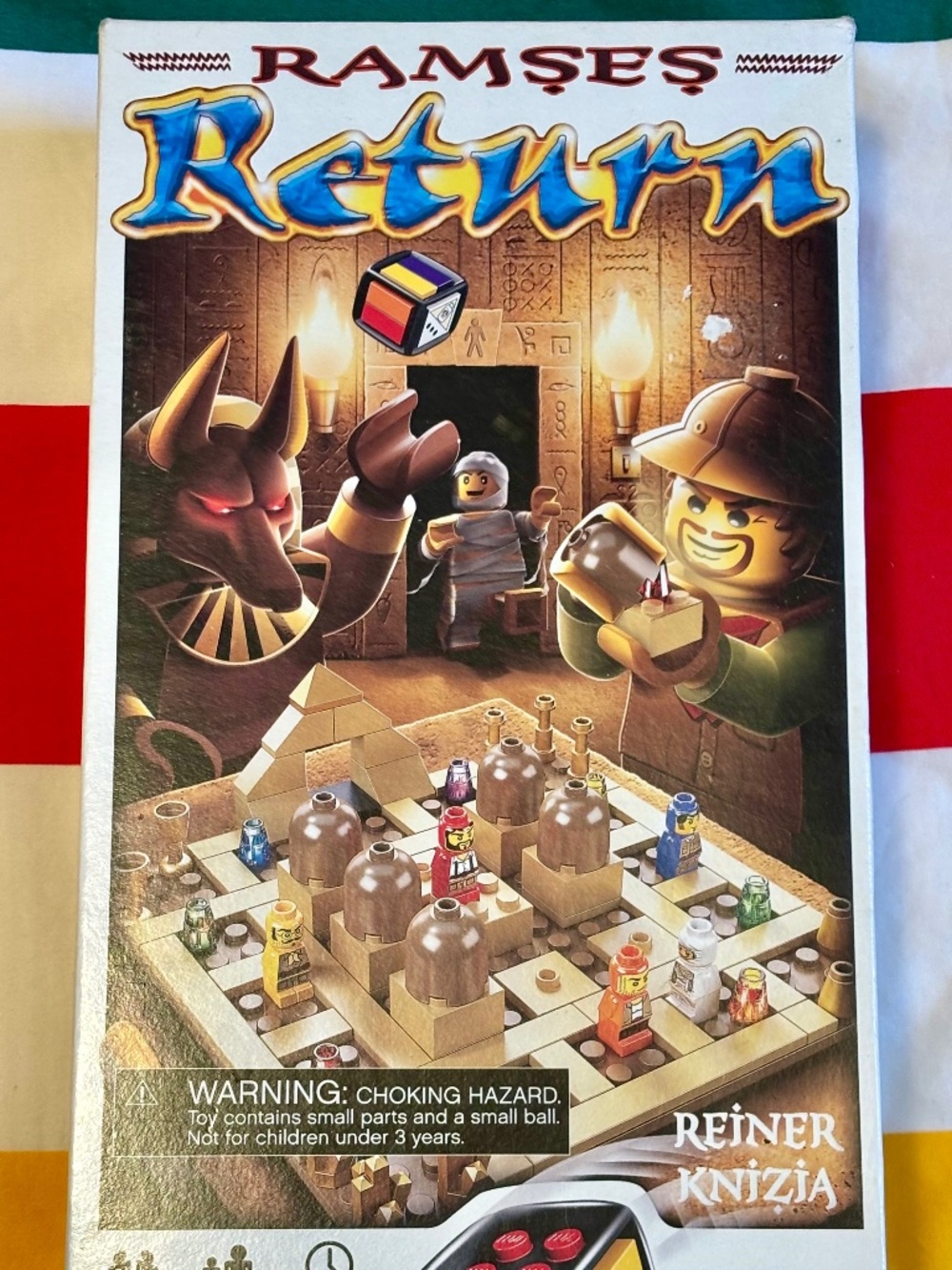 Pre-played LEGO GAME "Ramses Return" 3855 INCL: EVERYTHING! Complete